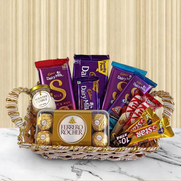 Sweet Treats Basket - Flowers to Nepal - FTN