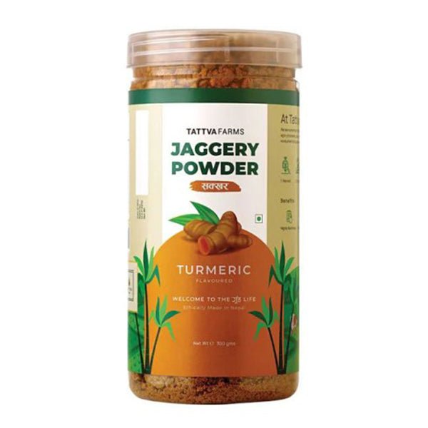 Tattva Farms Turmeric Jaggery Powder 300G - Flowers to Nepal - FTN