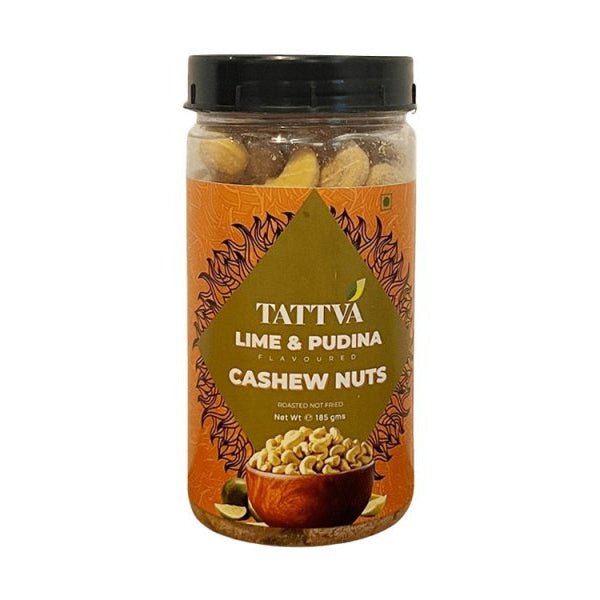 Tattva Lime & Meant Flavour Cashew Nuts 185G - Flowers to Nepal - FTN