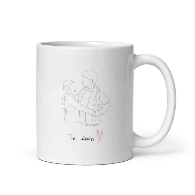 Te Amo Love - Themed Ceramic Mug - Flowers to Nepal - FTN