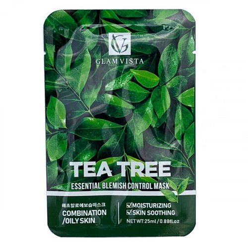 Tea Tree Essential Blemish Control Face Sheet Mask, 25ml - Flowers to Nepal - FTN