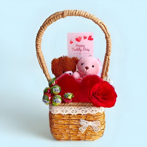 Teddy Day Adorable Hamper For Him|Her - Flowers to Nepal - FTN