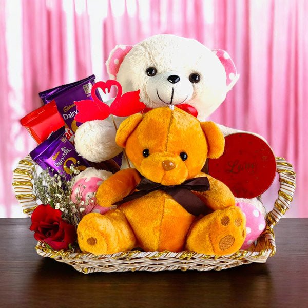 Teddy Hugs with Chocolate Delights - Flowers to Nepal - FTN