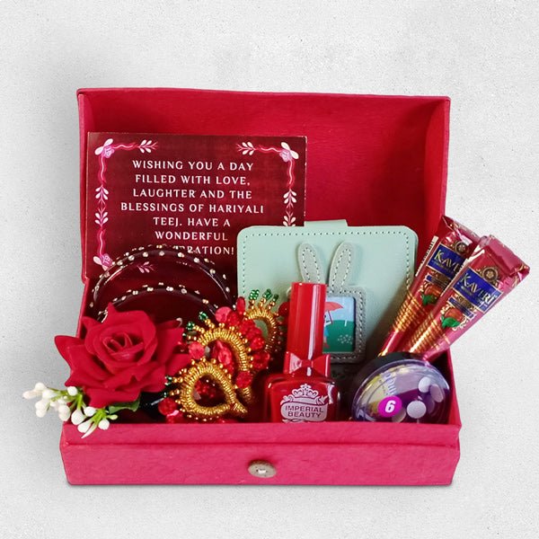 Teej Beauty & Elegance Gift Box - Flowers to Nepal - FTN