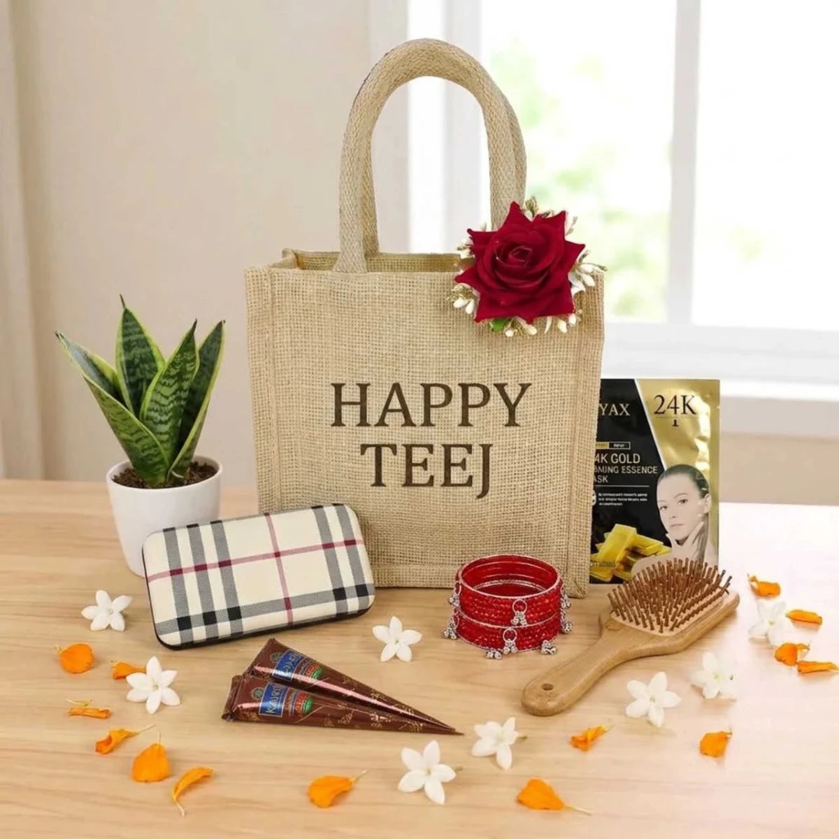 Teej Special Beauty Gift Hamper for Her - Flowers to Nepal - FTN