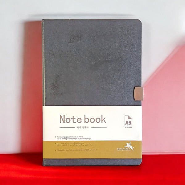 The A5 Notebook Black - Flowers to Nepal - FTN