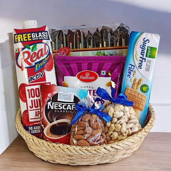 The Delightful Snacks Basket - Flowers to Nepal - FTN