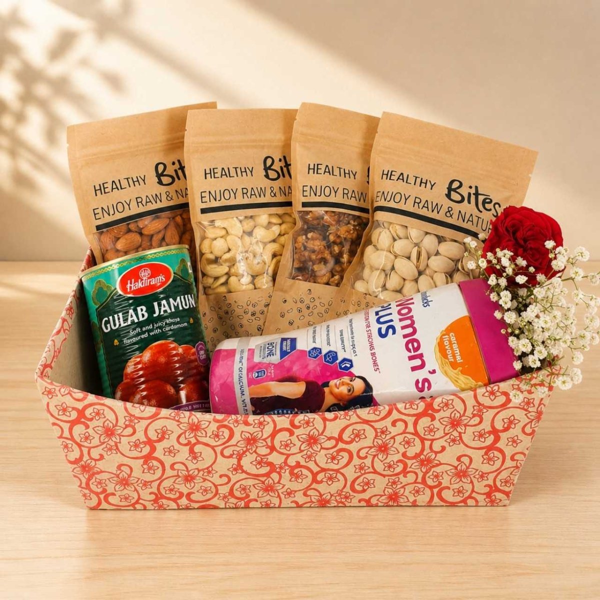 Thoughtful Health & Sweet Gift Box - Flowers to Nepal - FTN