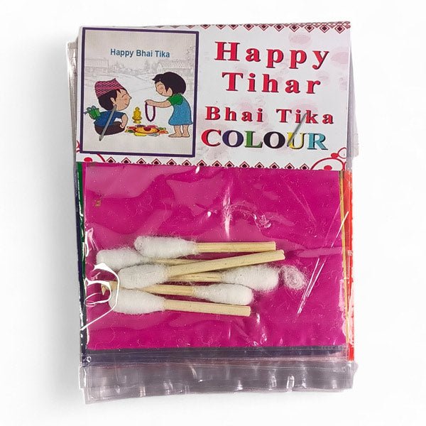 Tihar Bhai Tika 9 Color Pack - Flowers to Nepal - FTN