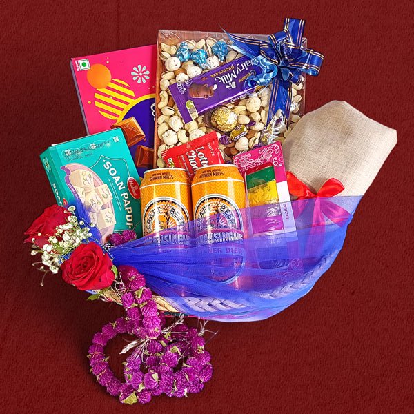 Tihar Festive beauty combo (tika free) - Flowers to Nepal - FTN