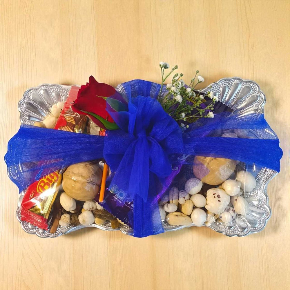 Tihar Gift Box for Brother With Bhai Masala - Flowers to Nepal - FTN