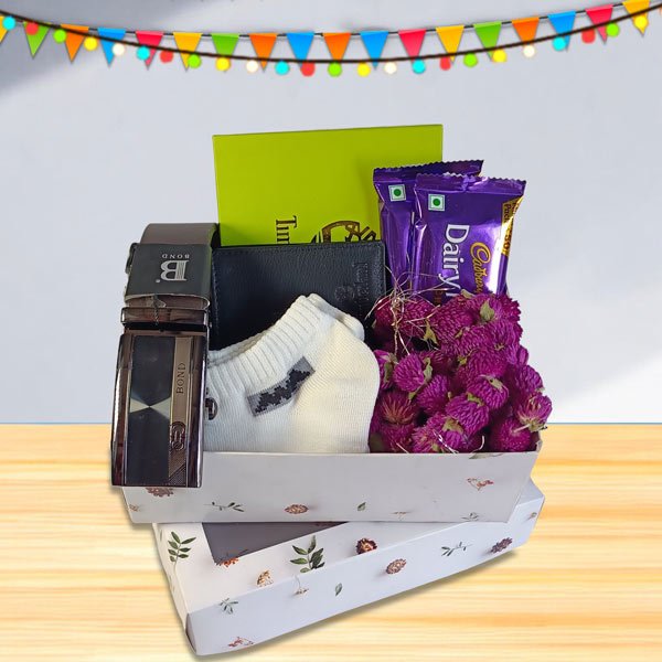 Tihar Gift set for Brother - Flowers to Nepal - FTN