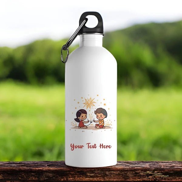 Tihar Personalized Bottle With Message - Flowers to Nepal - FTN