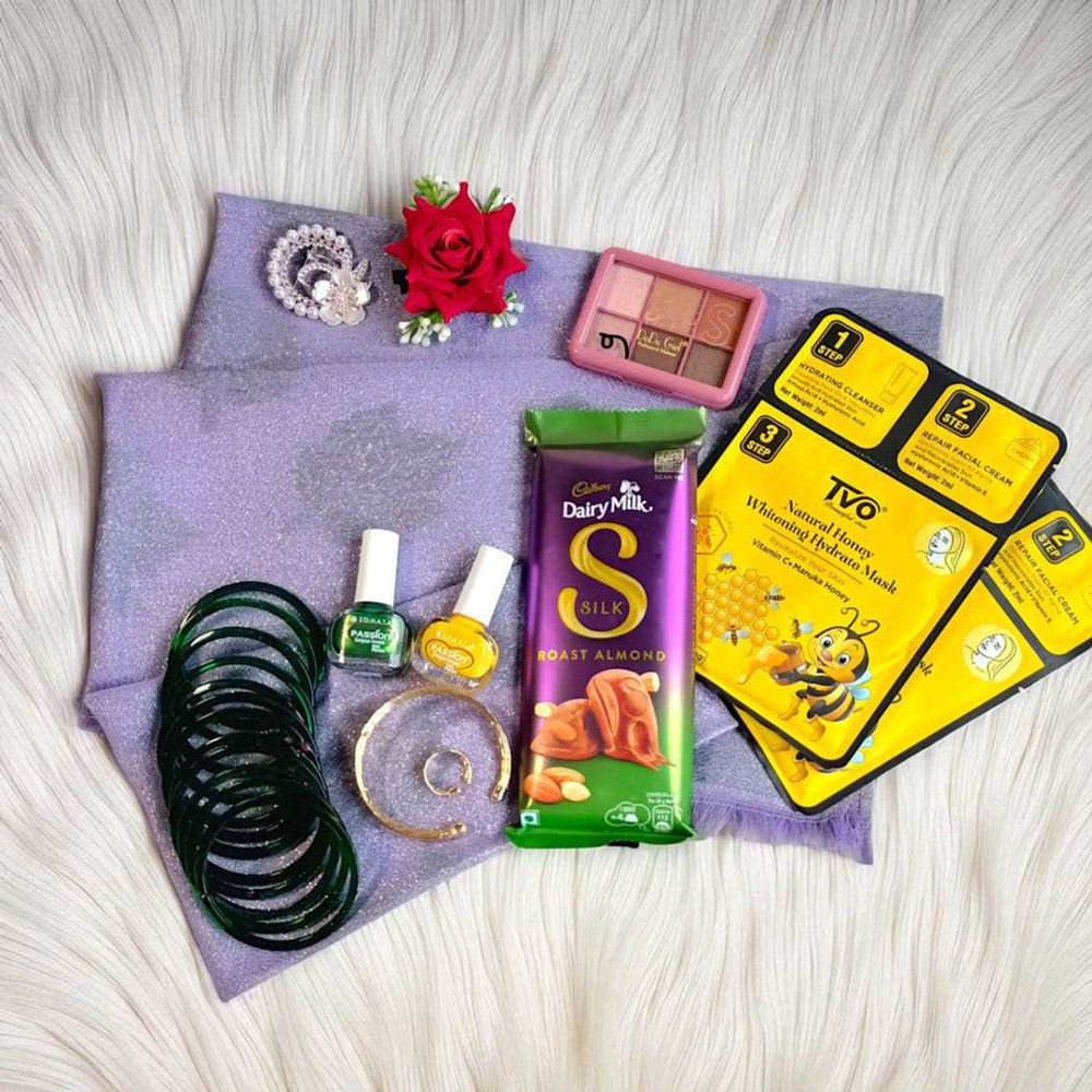 Timeless Beauty Gift Pack For Shrawan Special - Flowers to Nepal - FTN