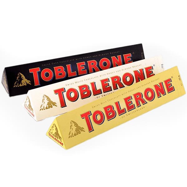 Toblerone Trio: Dark, Milk and White Swiss Chocolates (100g x 3) - Flowers to Nepal - FTN