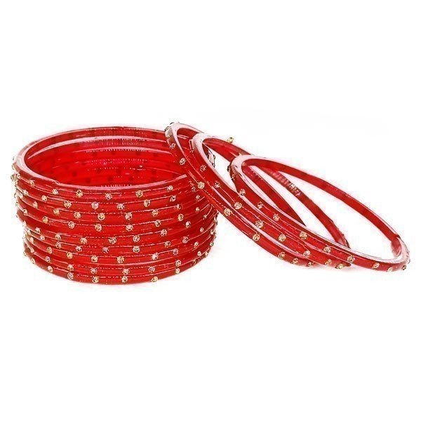 Traditional Red Chura/Bangles - Flowers to Nepal - FTN