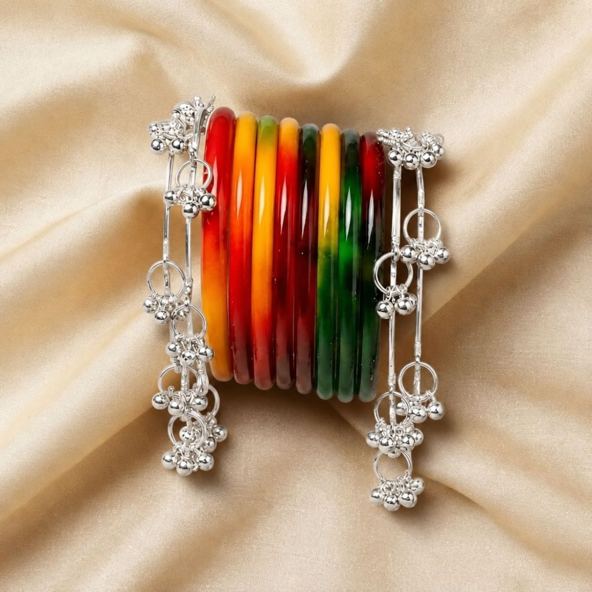 Traditional Shringar Bangles Set - Flowers to Nepal - FTN