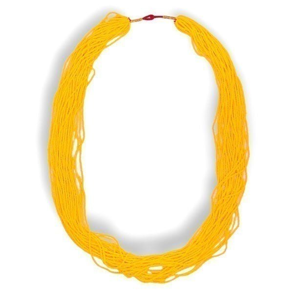 Traditional Yellow Bead Pote - Flowers to Nepal - FTN