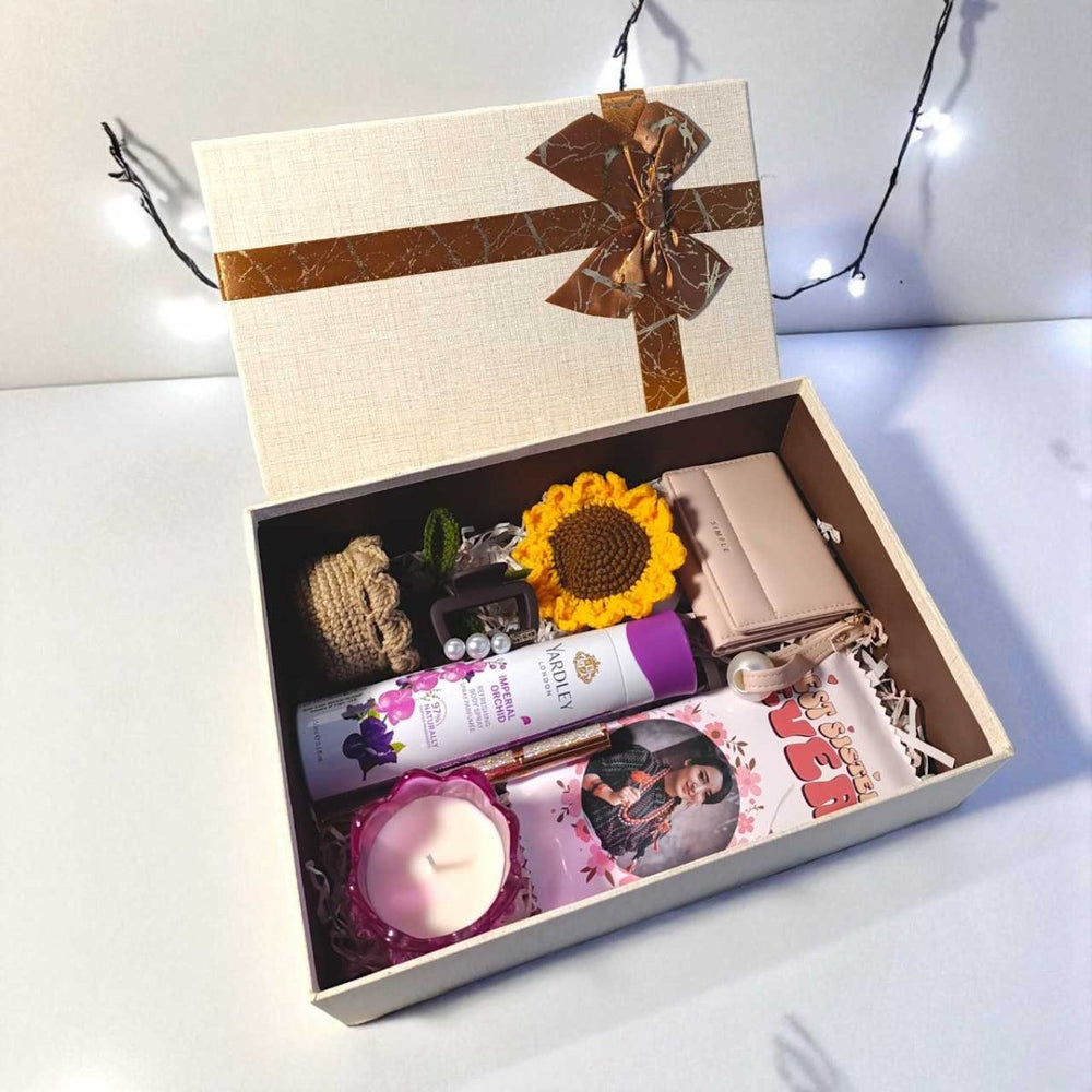 Treats & Accessories Hamper For Her - Flowers to Nepal - FTN