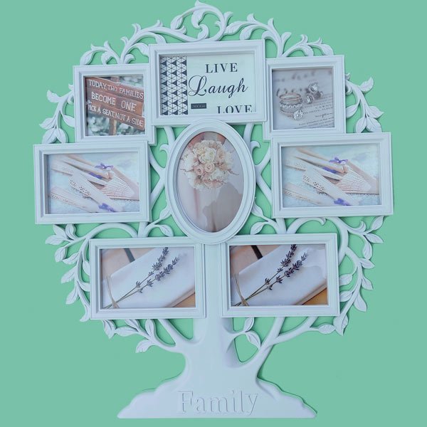 Tree Design Collage Frame Holds 8 Photos - Flowers to Nepal - FTN