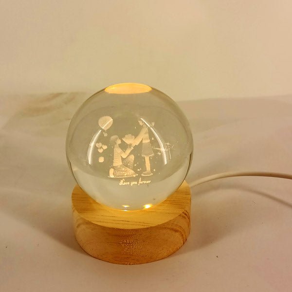 
                  
                    Valentine LED Globe Crystal Ball - Flowers to Nepal - FTN
                  
                