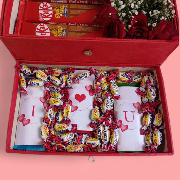 
                  
                    Valentine Sweet Treats in Drawer Box - Flowers to Nepal - FTN
                  
                