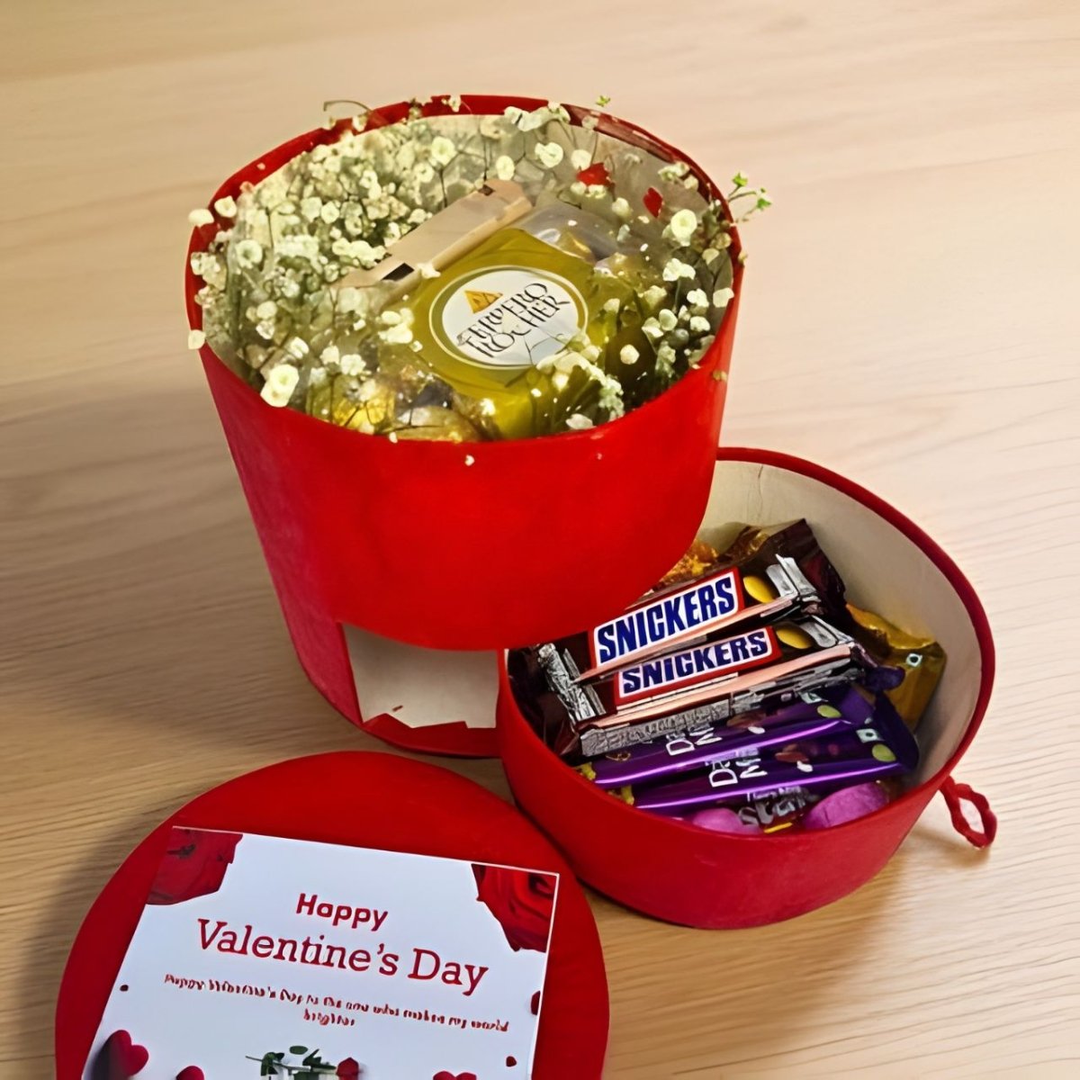 Valentine's Day Chocolates Surprise Box with Perfume For Her - Flowers to Nepal - FTN