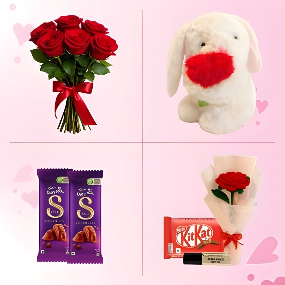 Valentine’s Four - Day Love Hamper - Flowers to Nepal - FTN