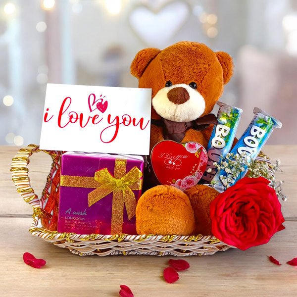 Valentine's Hamper for her - Flowers to Nepal - FTN