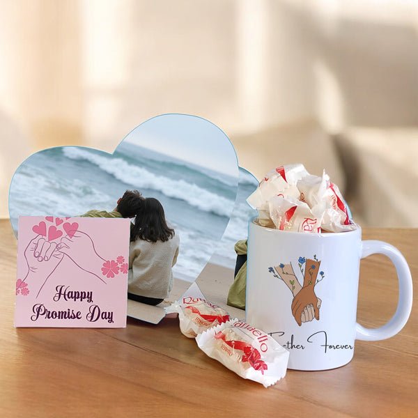 
                  
                    Valentine's Promise Gift Set: Heart Frame, Mug & Chocolates - Flowers to Nepal - FTN
                  
                