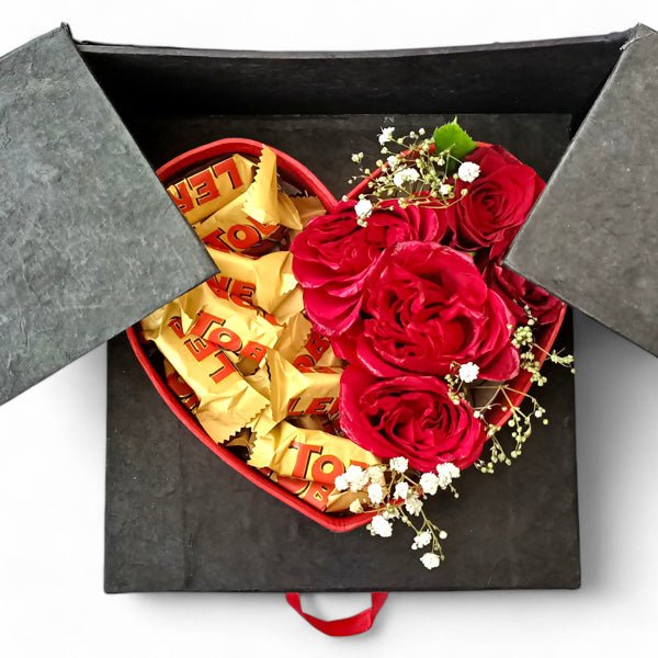 
                  
                    Valentine's Romantic Gift Box - Flowers to Nepal - FTN
                  
                