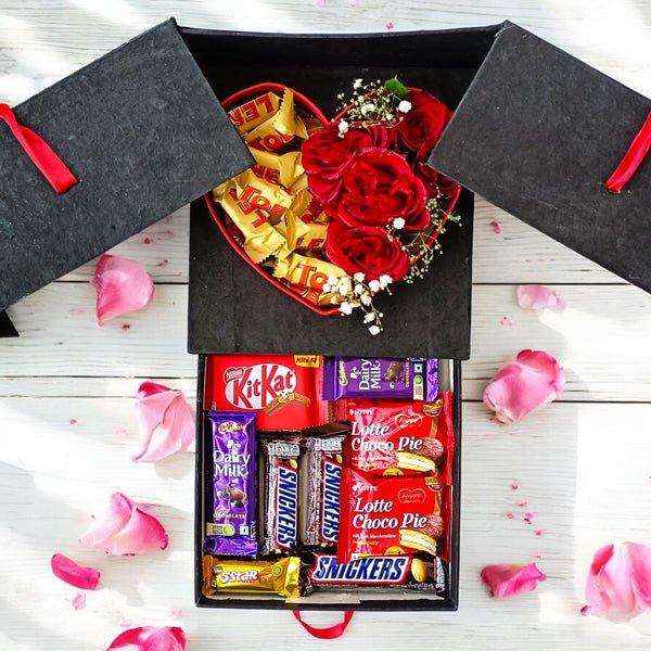 Valentine's Romantic Gift Box - Flowers to Nepal - FTN