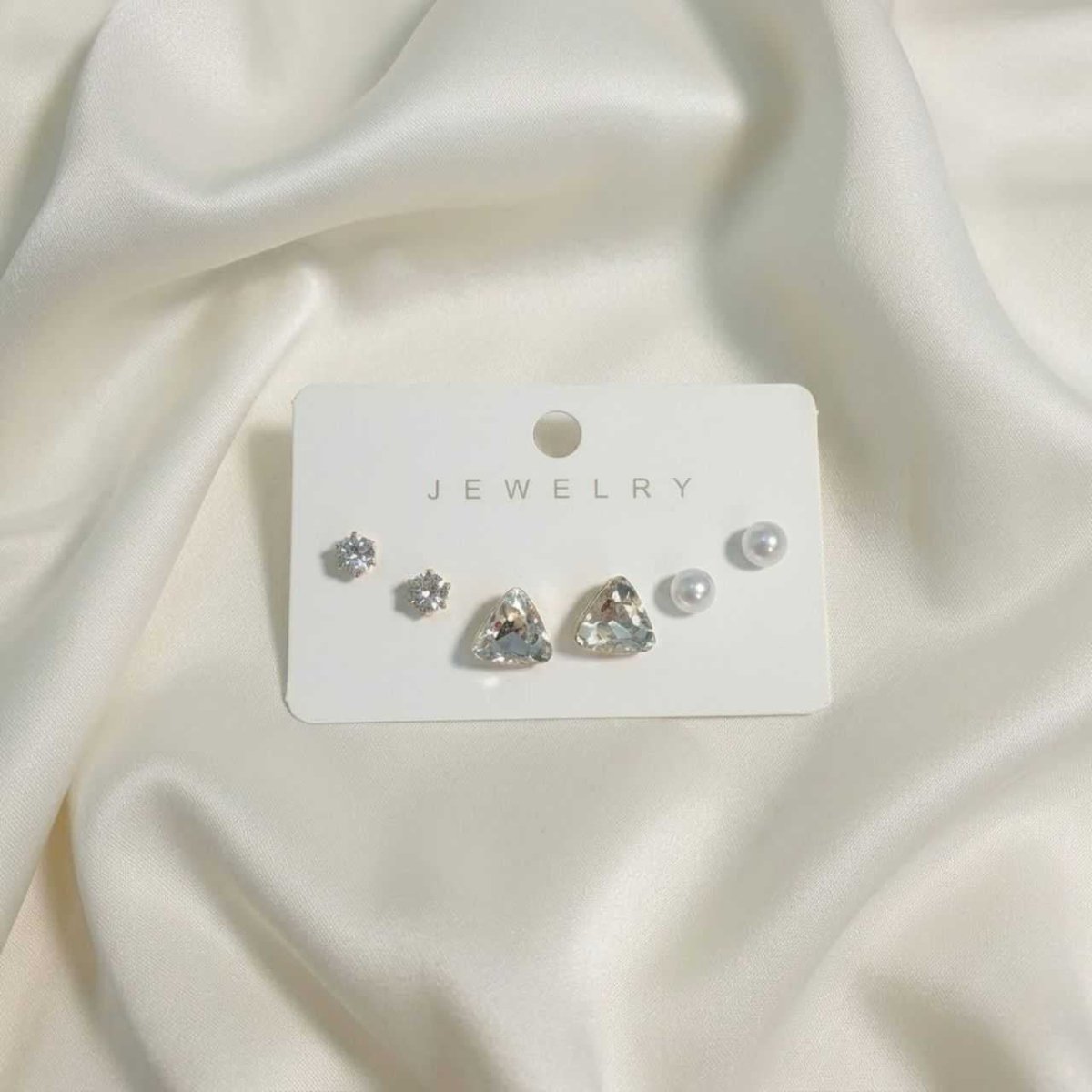 Versatile 3-Pair Earring Collection - Flowers to Nepal - FTN