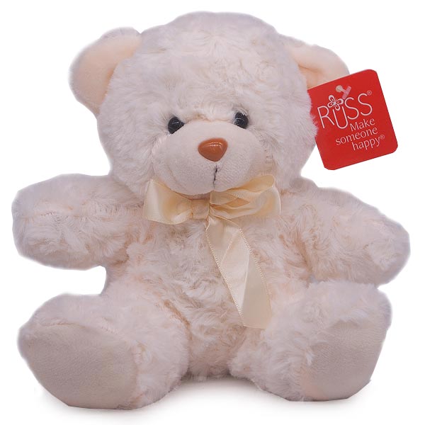 
                  
                    White Adorable Teddy Bear 7.5'' - Flowers to Nepal - FTN
                  
                