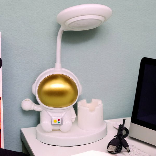 White Astronaut LED Lamp – Stylish Gift Idea - Flowers to Nepal - FTN