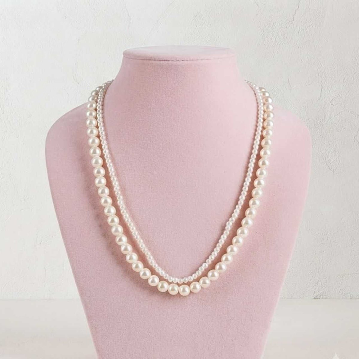 White Pearl Layered Necklace - Flowers to Nepal - FTN