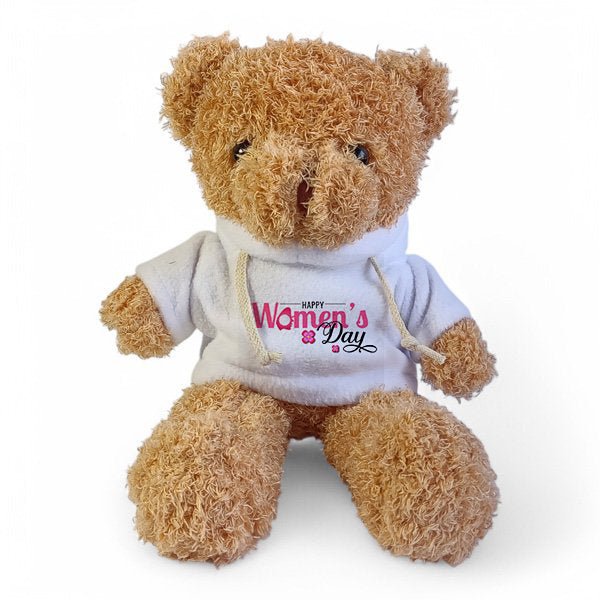 Women's Day Cute Teddy Bear - Flowers to Nepal - FTN