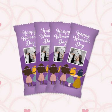 Women’s Day Fruit & Nut Photo Chocolate Combo - Flowers to Nepal - FTN