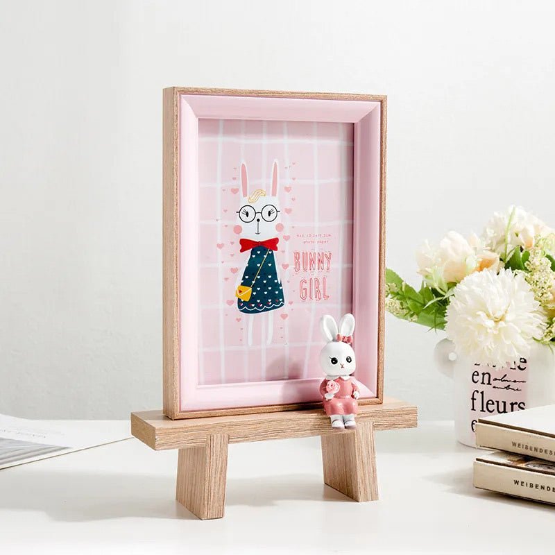 wooden Wooden Table Photo Frame - Flowers to Nepal - FTN