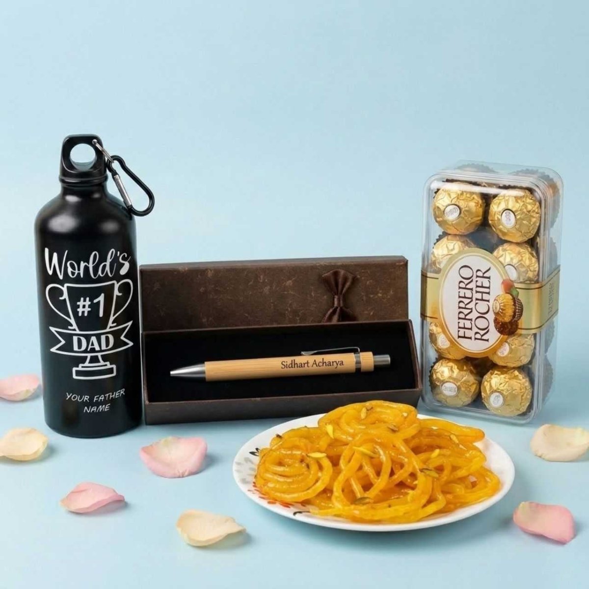 World’s 1 Dad Premium Gift Hamper - Flowers to Nepal - FTN