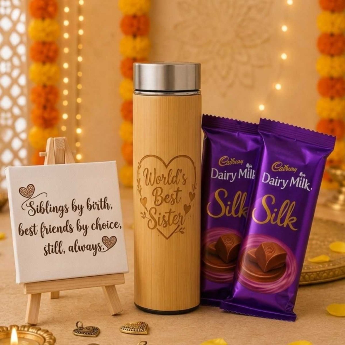 World's Best Sister Personalized Gift Combo - Flowers to Nepal - FTN