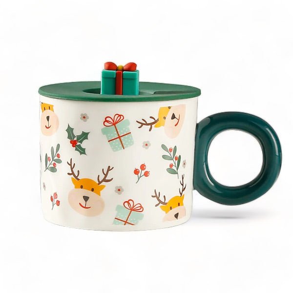 Xmas Ceramic Mug - Flowers to Nepal - FTN