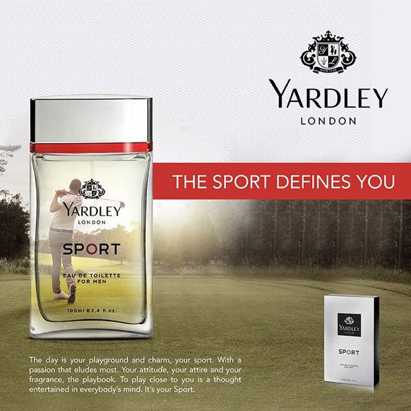 
                  
                    Yardley London Sport EDT 100ml For Men - Flowers to Nepal - FTN
                  
                