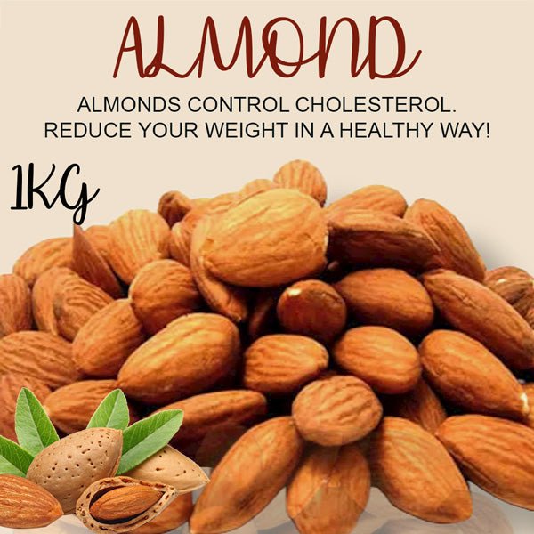 1kg Fresh Almonds (Badam) - Flowers to Nepal - FTN