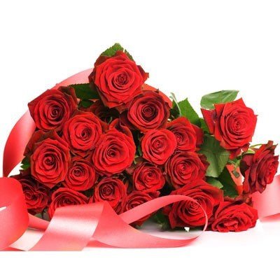 20 Fresh Luxury Dutch Roses Bouquet - Flowers to Nepal - FTN