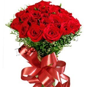 24 Long Stemmed Red Rose Bunch - Flowers to Nepal - FTN