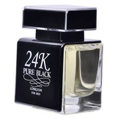 24K Pure Black By Lonkoom 100ml Perfume For Him - Flowers to Nepal - FTN