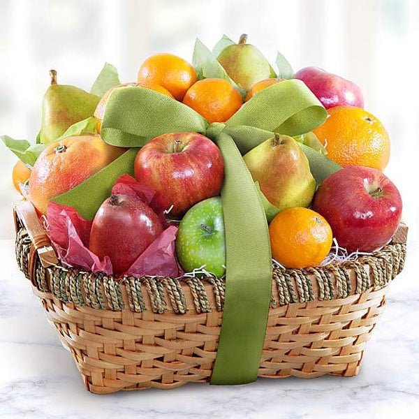 7kg+ Seasonal Fresh Fruit Assortment Basket - Flowers to Nepal - FTN