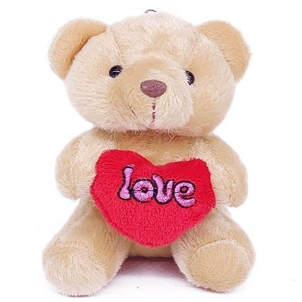 Adorable 4 Inches Cream Mini Teddy Bear - Flowers to Nepal - FTN