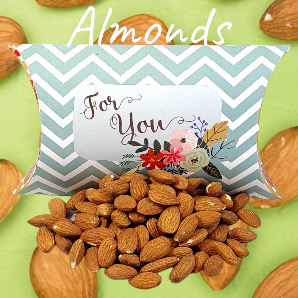 Almonds Pillow Box - 200g - Flowers to Nepal - FTN